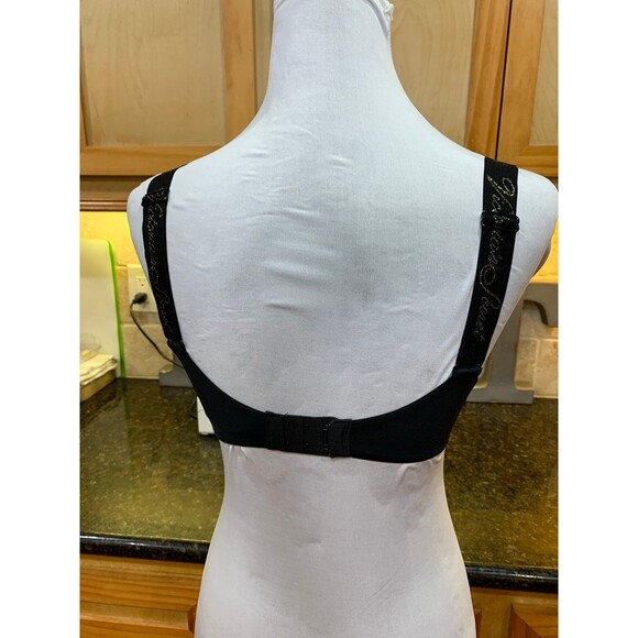 Victoria’s Secret T-Shirt Push-Up Full Coverage Bra Black/Pink/Gold 32DD EUC - Picture 6 of 12